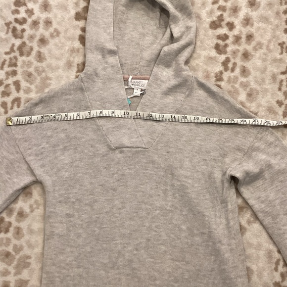 Market & Spruce Layna Hooded Cotton Blend Pullover, Size S - Picture 6 of 10